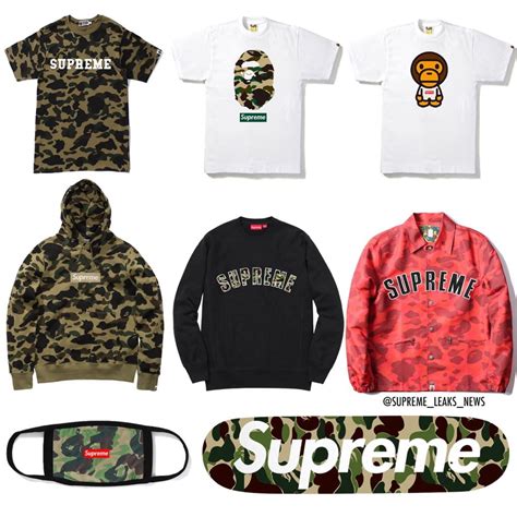 bape supreme bathing ape gucci colab|bape collabs for women.